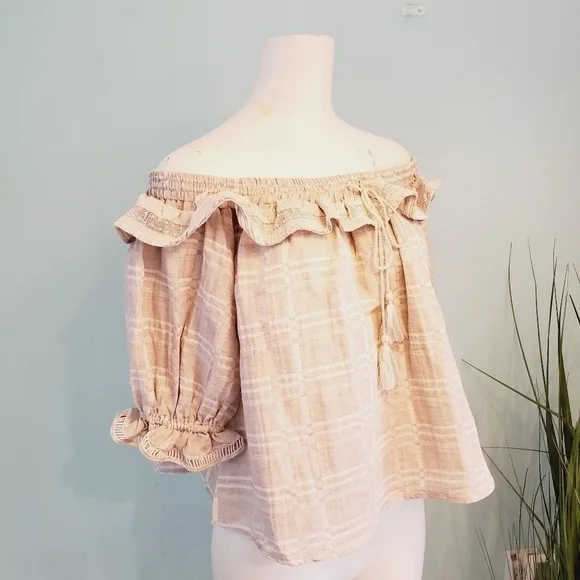 STEVIE MAY WILLOW OFF SHOULDER TOP SIZE XS - Picture 4 of 11